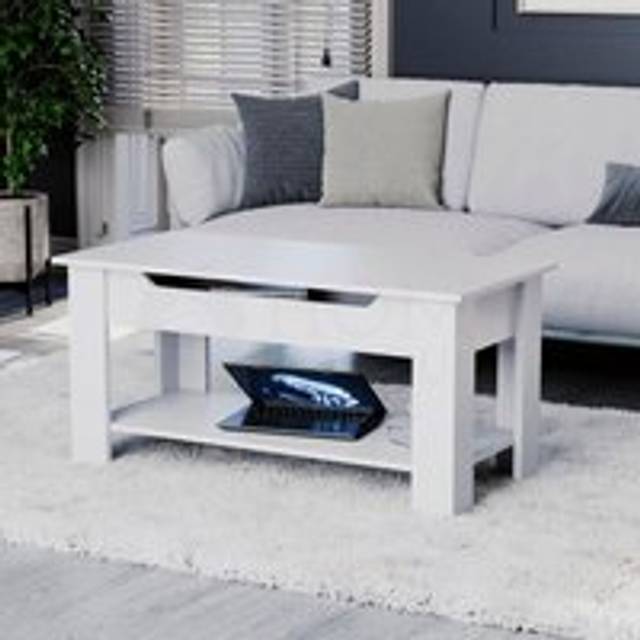 Home Discount - Lift Up Coffee Table Storage Living Room Furniture, White
