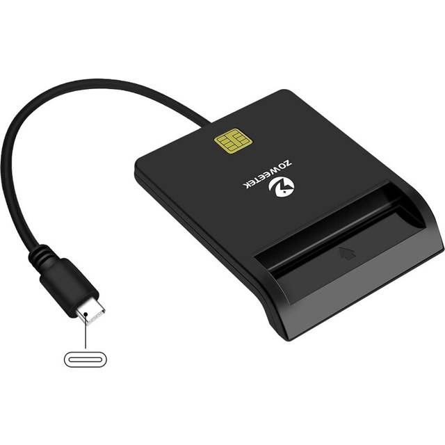 ID Card Reader, Type C Smart Card Reader for Portuguese,Spainish, Belgian,Latvian,Estonia,German,Support tacho card,didgi card,perfect for