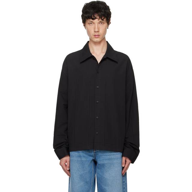 JACQUEMUS Black La Casa 'La chemise Corto' Shirt - 990 BLACK - IT 46
