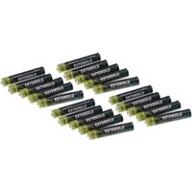 EXTENSILO 20 x AAAA-batterier - primära batterier (550 mAh, 1,5 V, alkalisk)