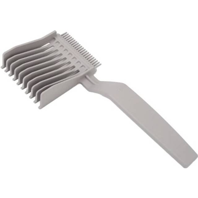 (Grey) Hair Cutting Positioning Comb Professional Barber Combs Clipper Blending Flat Top Hair Comb