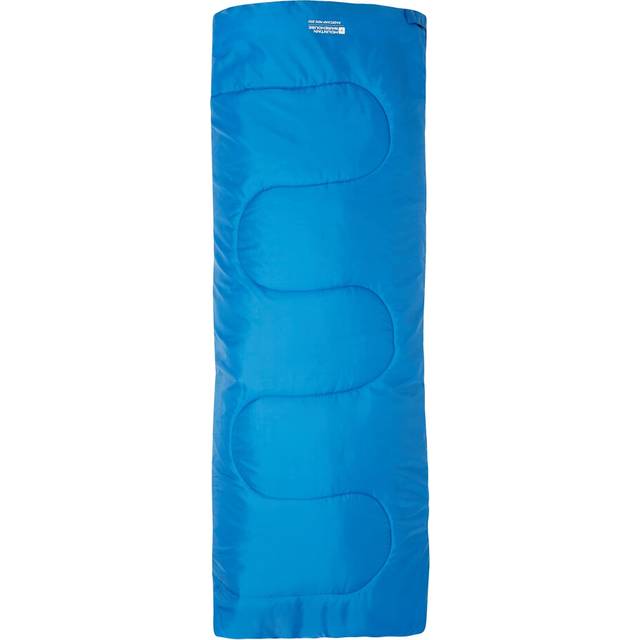 Mountain Warehouse Mini Sleeping Bag Insulated 2 Season Camping In Blue - One Size