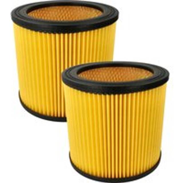 Vhbw - 2x Cartridge Filter compatible with Parkside pnts 30/7(E/S), pnts 30/7 Extraction System - hepa Spare Filter, 18.2 x 16.7 cm