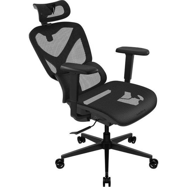 ThunderX3 YTC Mesh Black - Sync5, 125 Kg Max, 2d Armstöd, Klass 4 Gaslyft
