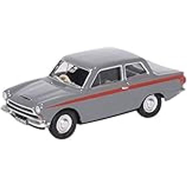 Oxford Diecast 76COR1008 Ford Cortina MkI Lombard Grey/Red