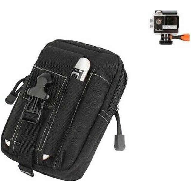 Digital camera carry case for rollei actioncam 425 bag belt bag soft carrying co