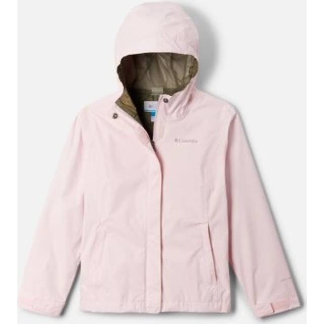 Columbia Girls' Arcadia Rain Jacket- - Red (XS)