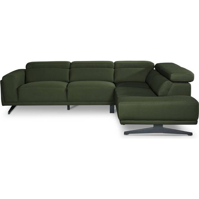 Boduram Upholstered Corner Sectional - Green (90cm H X 281cm W X 220cm D)