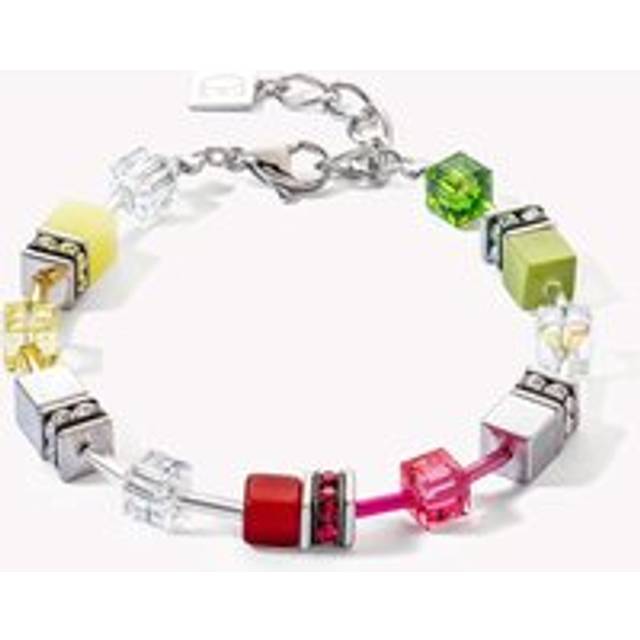 COEUR DE LION GeoCUBE® Iconic Armband rot-grün