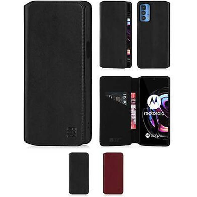Classic Series - Real Leather Book Wallet Flip Case 32nd 2.0 20 Black