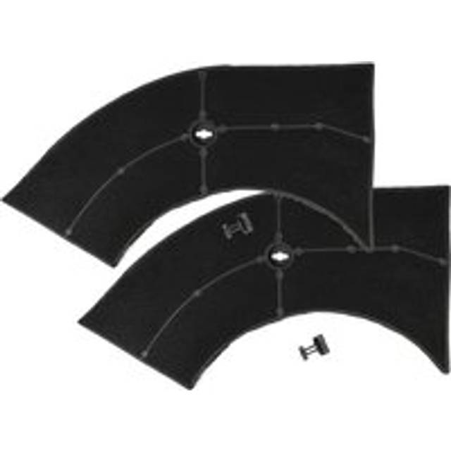 2x Activated Carbon Filter Replacement for Siemens 00647277, 00647278, 00422933, DHZ2400 for Extractor Hood - 28 x 13.3/9.5 x 2.6 cm - Vhbw