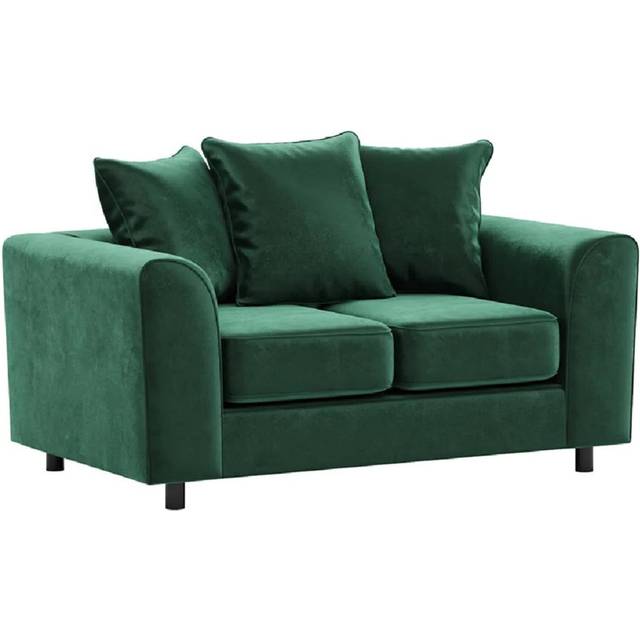 Brooklyn Foam 2 Seater Sofa - Green (80cm H X 150cm W X 85cm D)