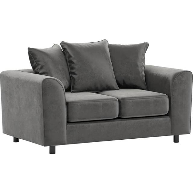 Brooklyn Foam 2 Seater Sofa - Grey (80cm H X 150cm W X 85cm D)