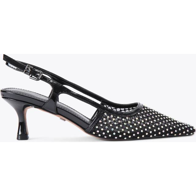 KG Kurt Geiger Womens Alessia Heels - Black Fabric - Size UK 3
