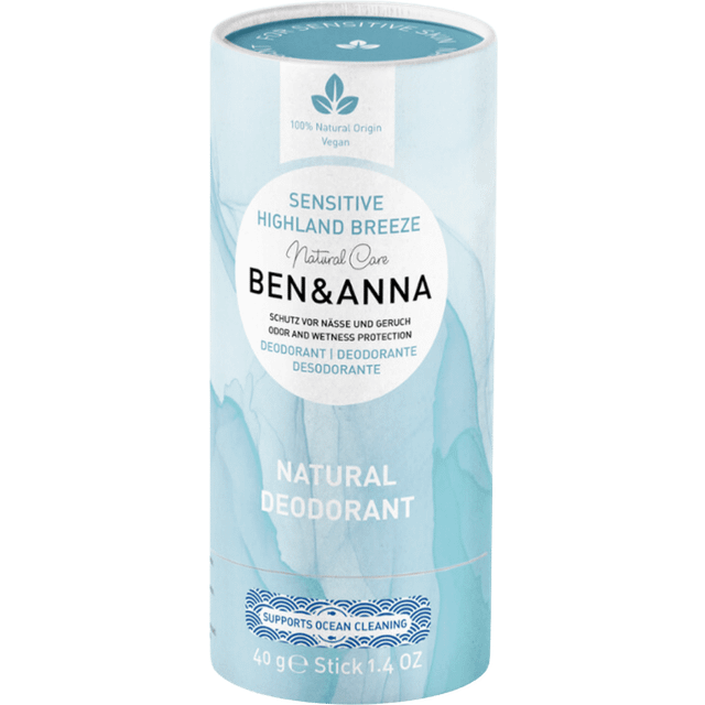 Ben&anna Soda-free Deodorant Sensitive Highland Breeze 40