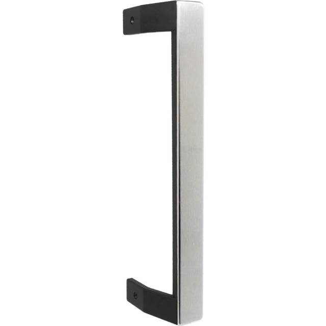 Door Handle Grab Bar for Beko CFP169 FFP167 Fridge Freezer 5907610700 (Silver / Black, 330mm)