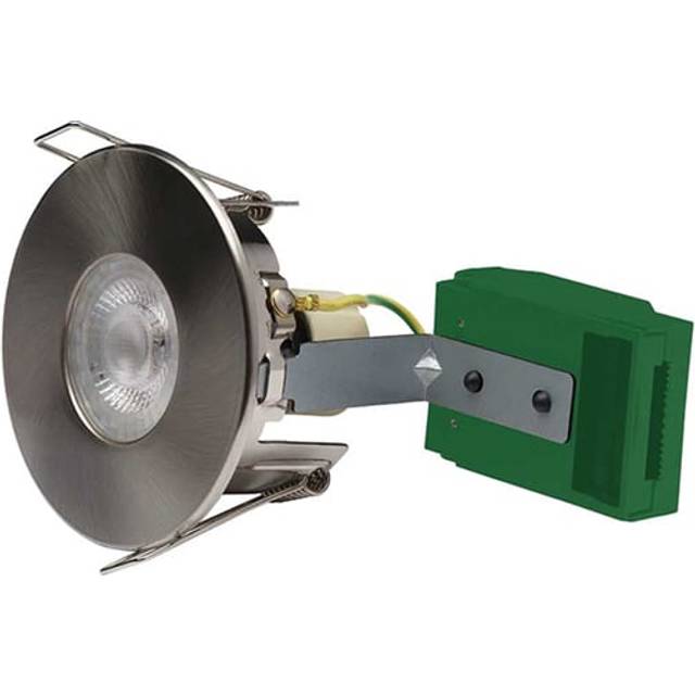 Firestay Protector Open Back Non-Integrated Fixed Downlight Satin