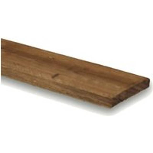 Marlborough - pack of 5 (Total 5 Units) - 25mm x 100mm (4' x 1') Sawn Timber Brown Pressure Treated Carcassing Timber - 2.1m Length