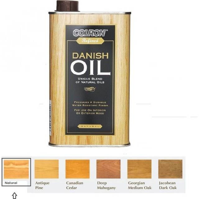 Colron - refined interior & exterior wood danish oil - natural - 500ml