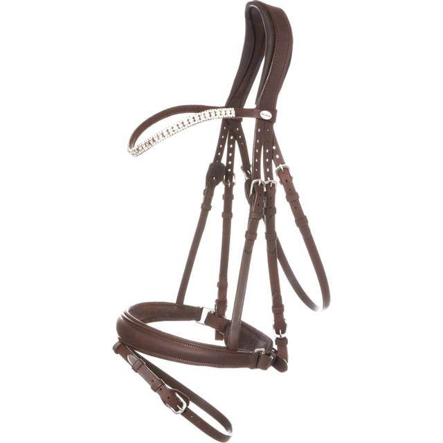 Anatomical riding bridle Kavalkade Everlyn - Marron