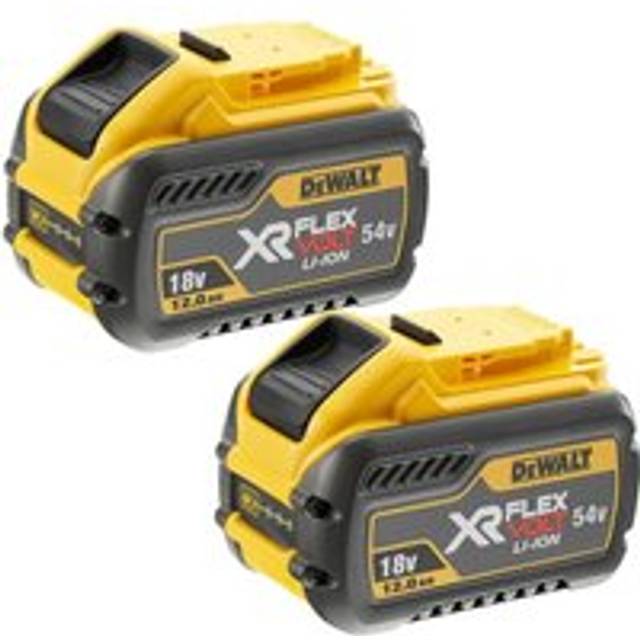 2 x Dewalt DCB548 18v / 54v XR Flexvolt 12.0ah Battery DCB548-XJ Flex Volt