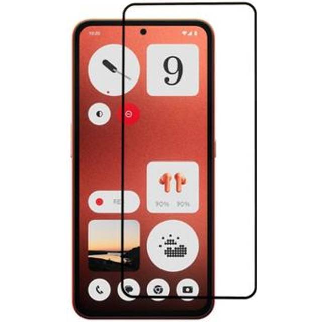 Nothing CMF Phone 1 Heltäckande Härdat Glas Skärmskydd - 9H - Svart Kant