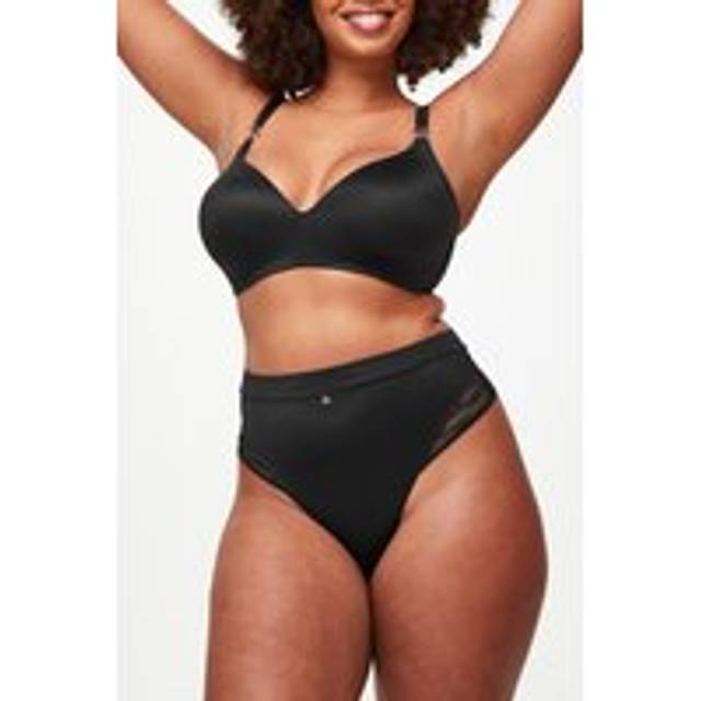 Charlotte Padded Non Wire Bra - Black - 34DD