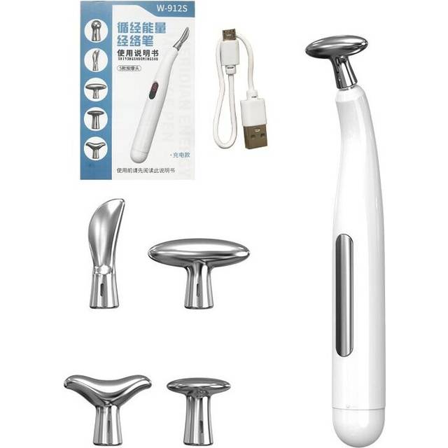 (a-USB) Electronic Acupuncture Pen Point Massager Electric Meridians Laser Therapy Heal Massage Pen Meridian Energy Pen Pain Relief Tool