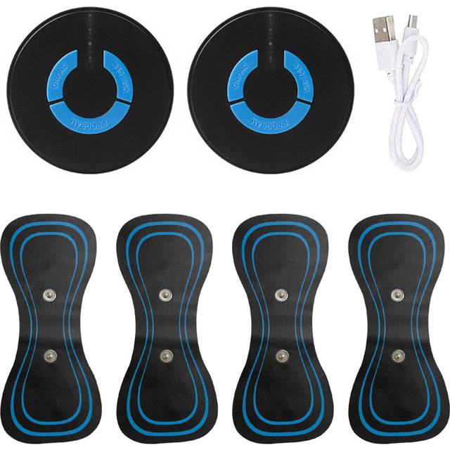 (a-as shown) EMS Cervical Massage Patch Portable EMS Mini Cervical Massager Pain Relief Health Care Relaxation Tool Gifts for Men Women