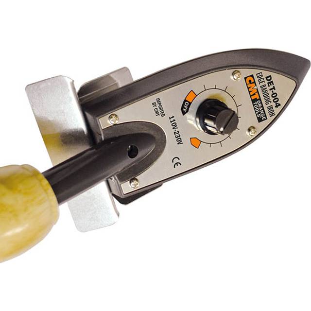 Iron for edging/veneering panels