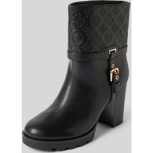 Guess Neadla Støvler Med Hæl - Black