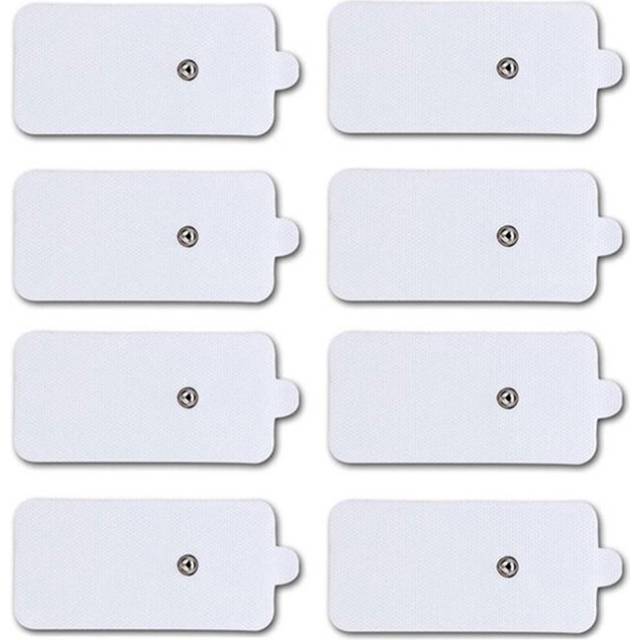 (a-8pcs Big) EMS Tens Body Acupuncture Therapy Massager Therapeutic Pulse Stimulator Electro Pad Electrode Pads Conductive Gel Pad