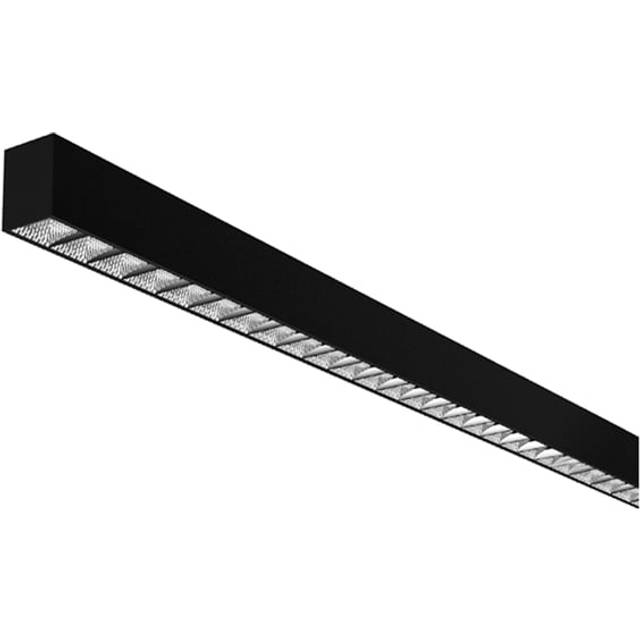 Kosnic Nile II 3 in 1 DALI Up/Down Reflector 4FT LED Batten 35W Black