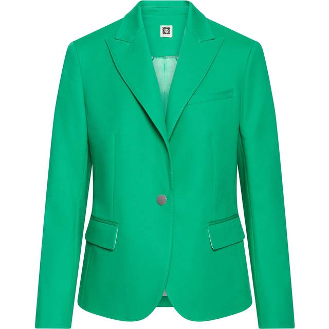 Anne Klein Women's One Button Peak Collar Jacket- Clearance in Clover size 2