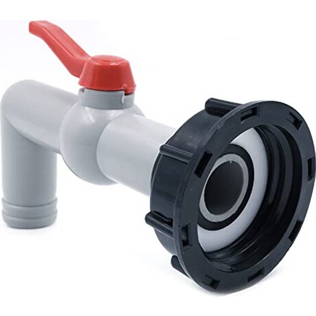 Tap Ball Valve Plastic IBC Tank Adapter S60x6 60mm 90 Degree Extended Outlet Valve Tank Hose Fitting Parts