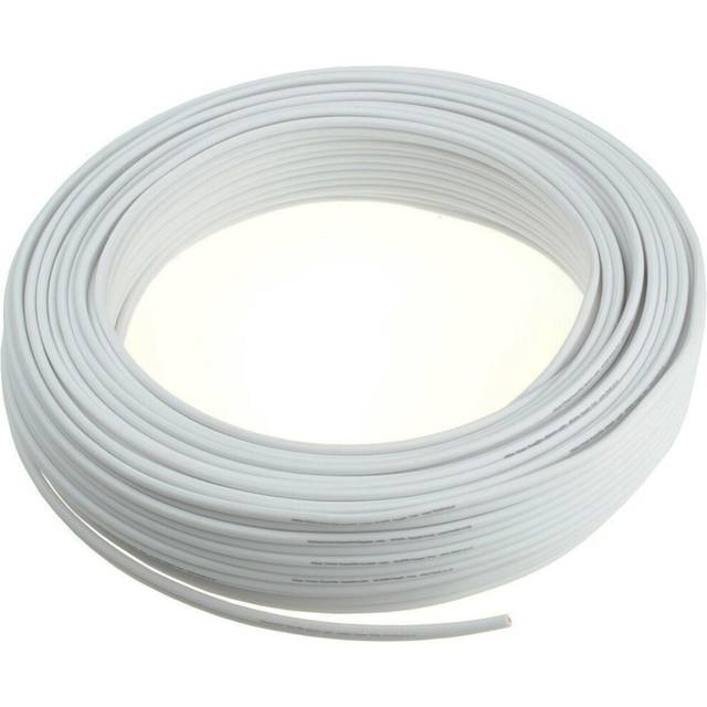 50m Bell Wire / Speaker Cable 2 Core 0.2mm² 1 Amp CCA Door HiFi Audio Reel - Multi - One Size