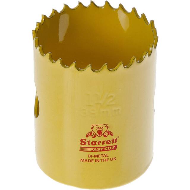 Starrett fch0112 38mm 1.1/2 bimetal fast cut holesaw fastcut hole saw strhs38ax