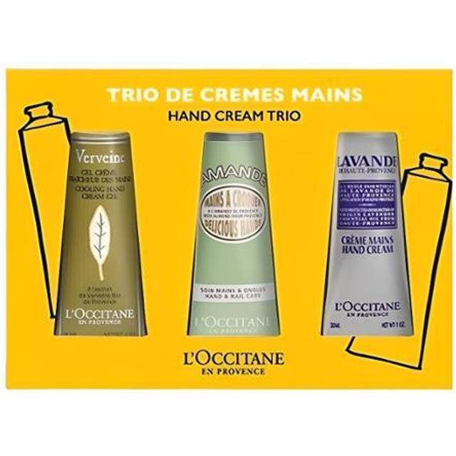 L'Occitane Natural Hand Cream Trio (Verbena, Almond Delicious, Lavender)