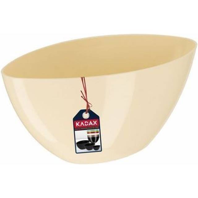 KADAX Flowerpot 21 cm Oval Flowerpot Cover Plastic White 21 cm