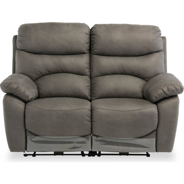 Fraser Fabric Electric Reclining 2 Seater Sofa | Grey Beige | Roseland