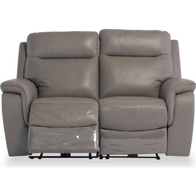 Walter Grey Leather Electric Reclining 2 Seater Sofa | Roseland