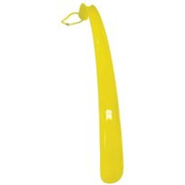 Yellow Plastic Shoe Horn - 40cm Long Shoe Remover Tool - Handheld Disability Aid