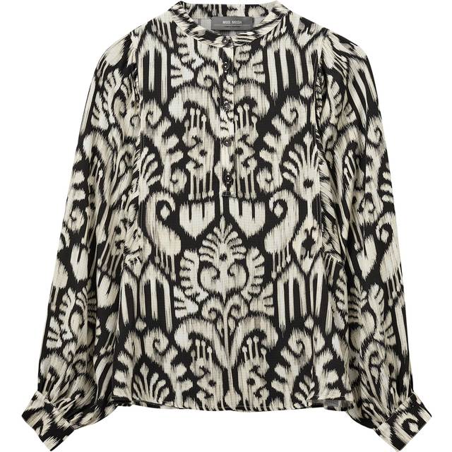 Black Puff Sleeve Blouse