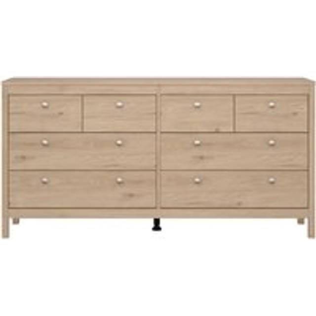 Tvilum Madrid 8 Drawer Chest - Oak