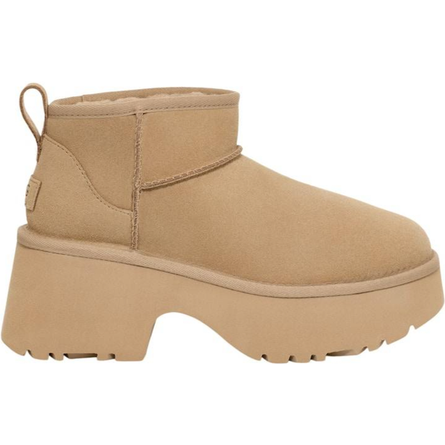 UGG - Classic Ultra Mini New Heights boots - women - Suede - 9 - Brown