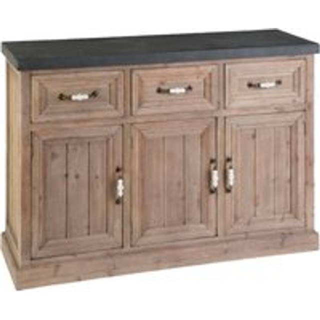 Wooden Sideboard, Mid Century Modern Sideboard, Solid Wood Sideboard, Delivered Fully Assembled - Natural - One Size