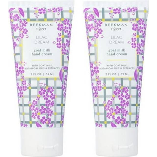 Beekman 1802 Lilac Dream Hand Cream - 2 oz - Nourishes  Hydrates & Repairs - With Goat Milk  Shea Butter  and Glycerin - Non-Greasy - No Irritation -