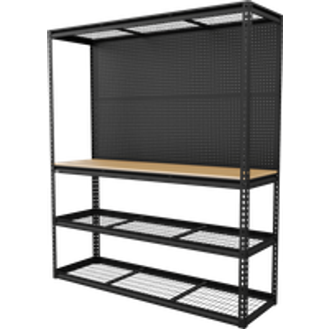Sealey APMWB1 Heavy-duty Modular Workbench With Racking And Pegboard, Multi