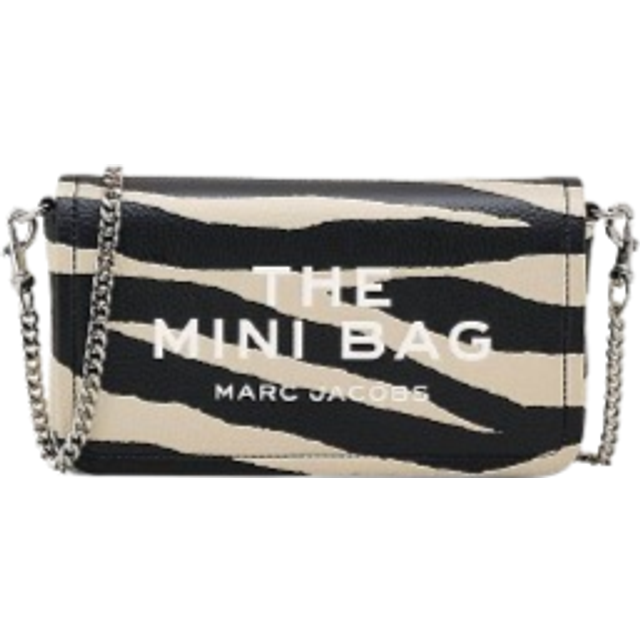 MARC JACOBS Marc Jacobs The Zebra Leather Chain Mini Bag