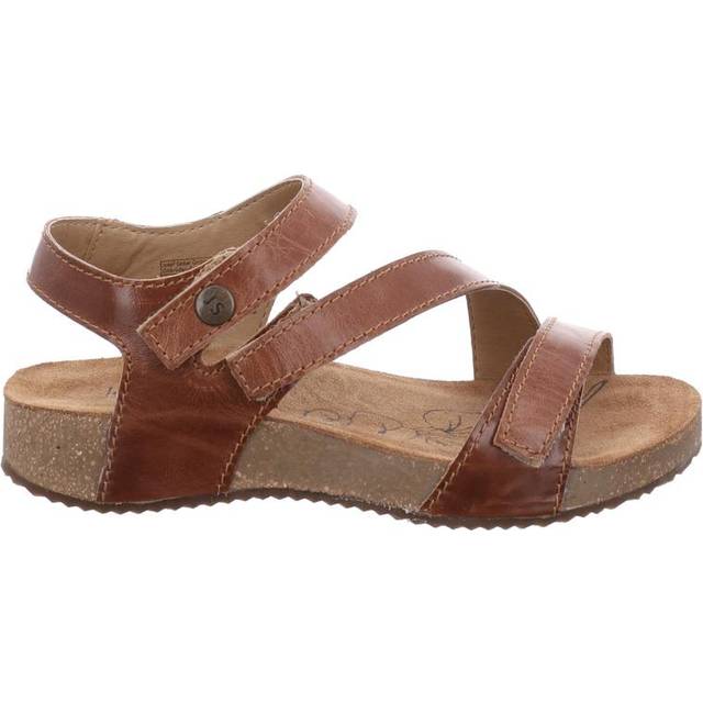 Josef Seibel Tonga 25 Womens Touch Fasten Sandals - Brown - uk 3